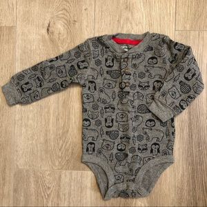 Infant Boy Henley Onesie 9M